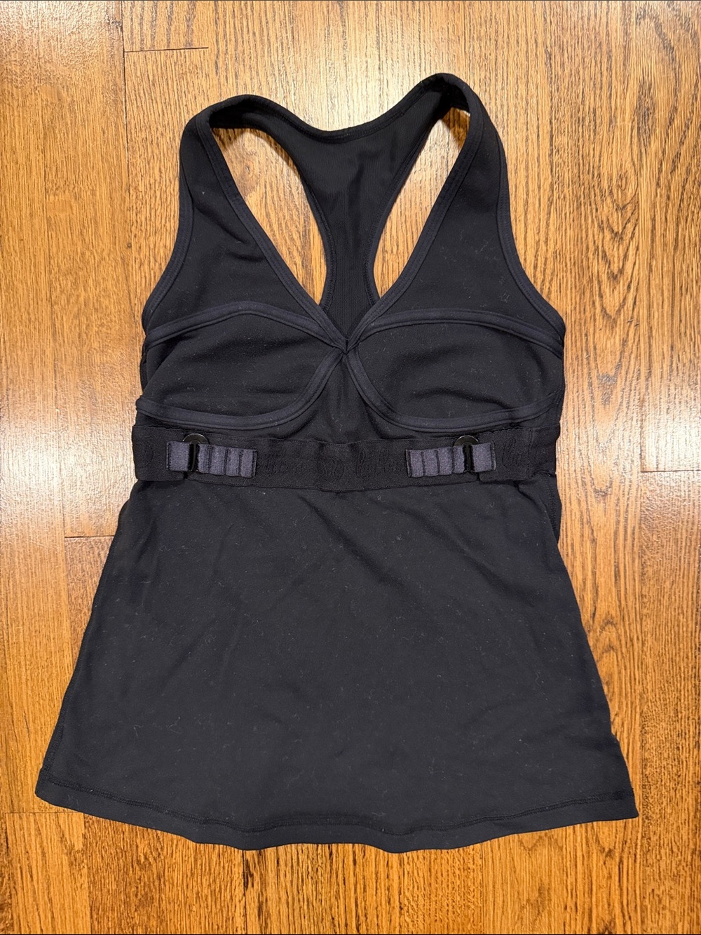 Lululemon turbo tank Black Racerback top Built-In Bra size small